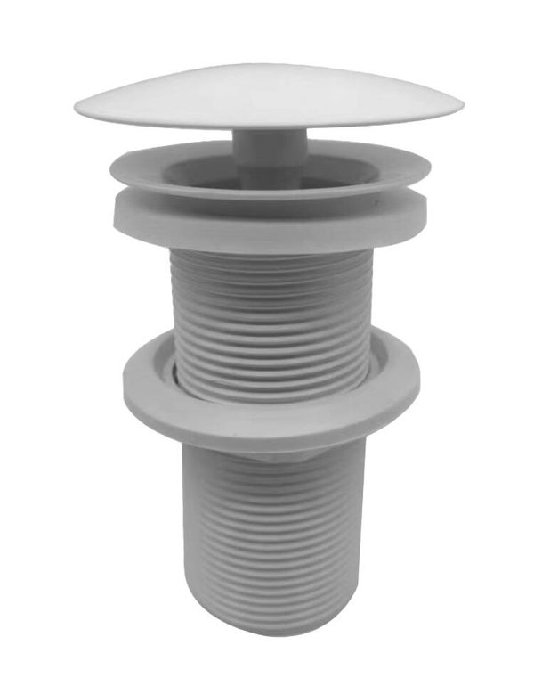 Wiesbaden "Unimatch" vaste waste verlengd 5/4" Glans-wit