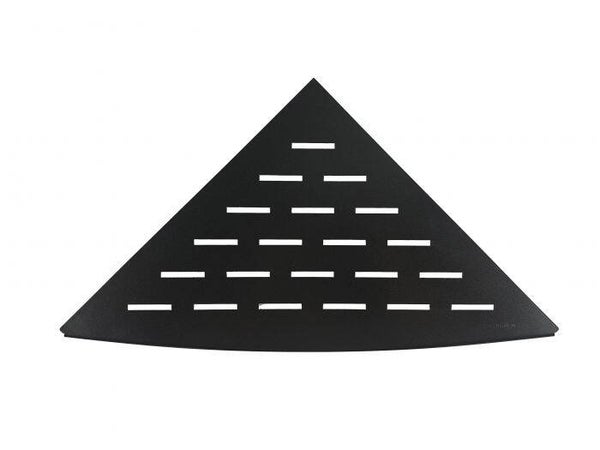 Wiesbaden "InWall" hoekplanchet Mat-zwart