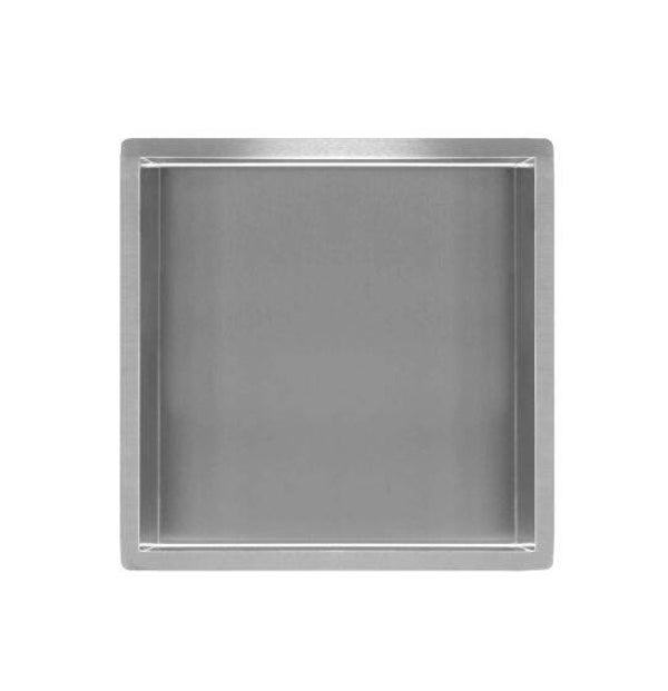 Wiesbaden "Demis" inbouwnis 30x30x10cm RVS