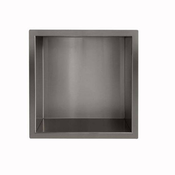 Wiesbaden "Demis" inbouwnis 30x30x10cm Gunmetal