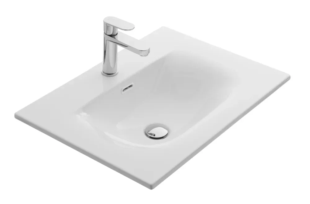 Blue-Label "Mette" Wastafel 100x46x1.8 Glans-wit
