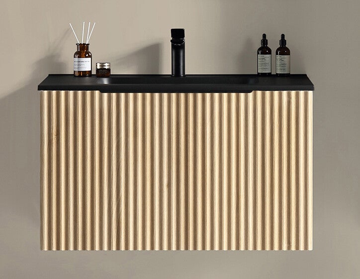 Xellanz "Ribbella" onderkast met 1 lade 80 x 45 cm naturel eik