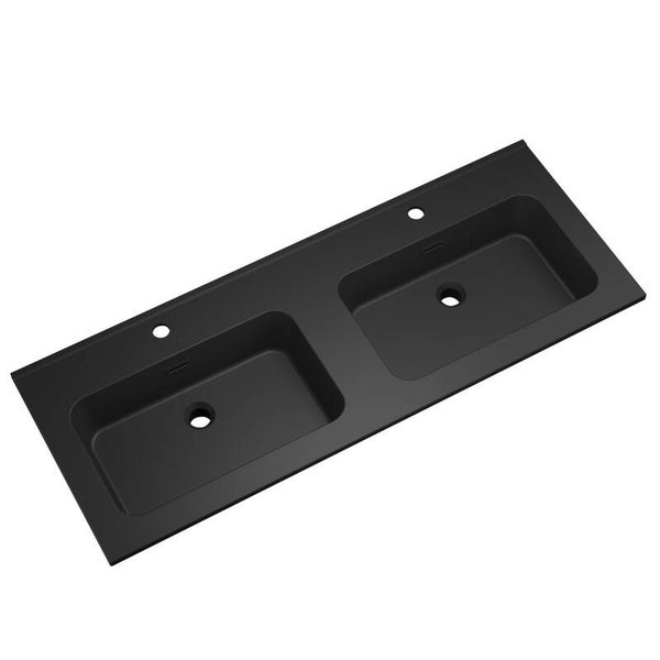 Xellanz "Ribbella"  wastafel 120 cm Mat-zwart