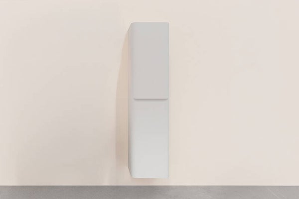 Wiesbaden "Novira" kolomkast afgeronde hoeken 160 x 40 x 35 cm Mat-wit