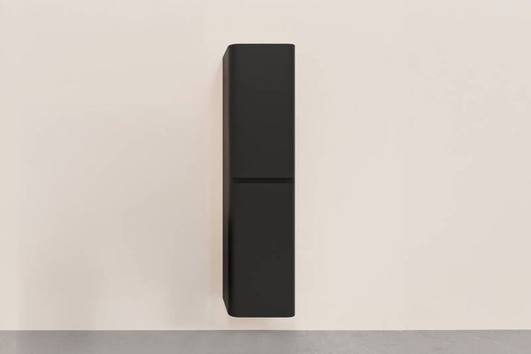 Wiesbaden "Novira" kolomkast afgeronde hoeken 160 x 40 x 35 cm Mat-zwart