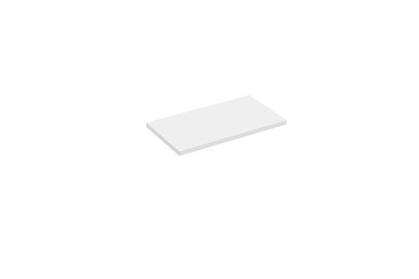 Wiesbaden "Alvara" topblad 40x22 cm Mat-wit