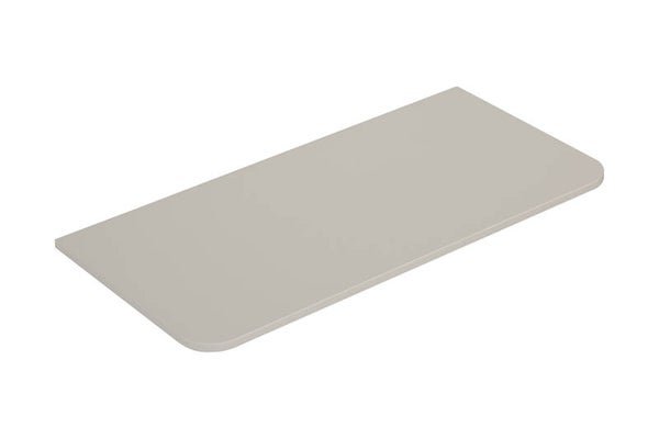 Wiesbaden "Novira" topblad afgeronde hoeken 80 x 48 cm Mat-zand