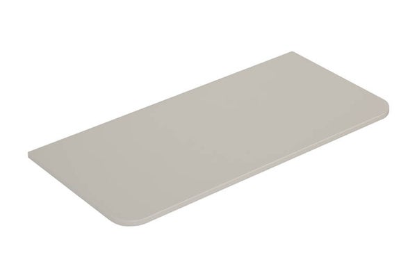 Wiesbaden "Novira" topblad afgeronde hoeken 100 x 48 cm Mat-zand