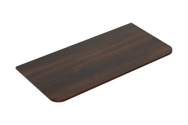 Sulora topblad afgeronde hoeken 100 x 48 cm Walnoot