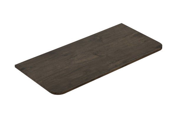 Wiesbaden "Sulora" topblad afgeronde hoeken 120 x 48 cm Bruin-eiken