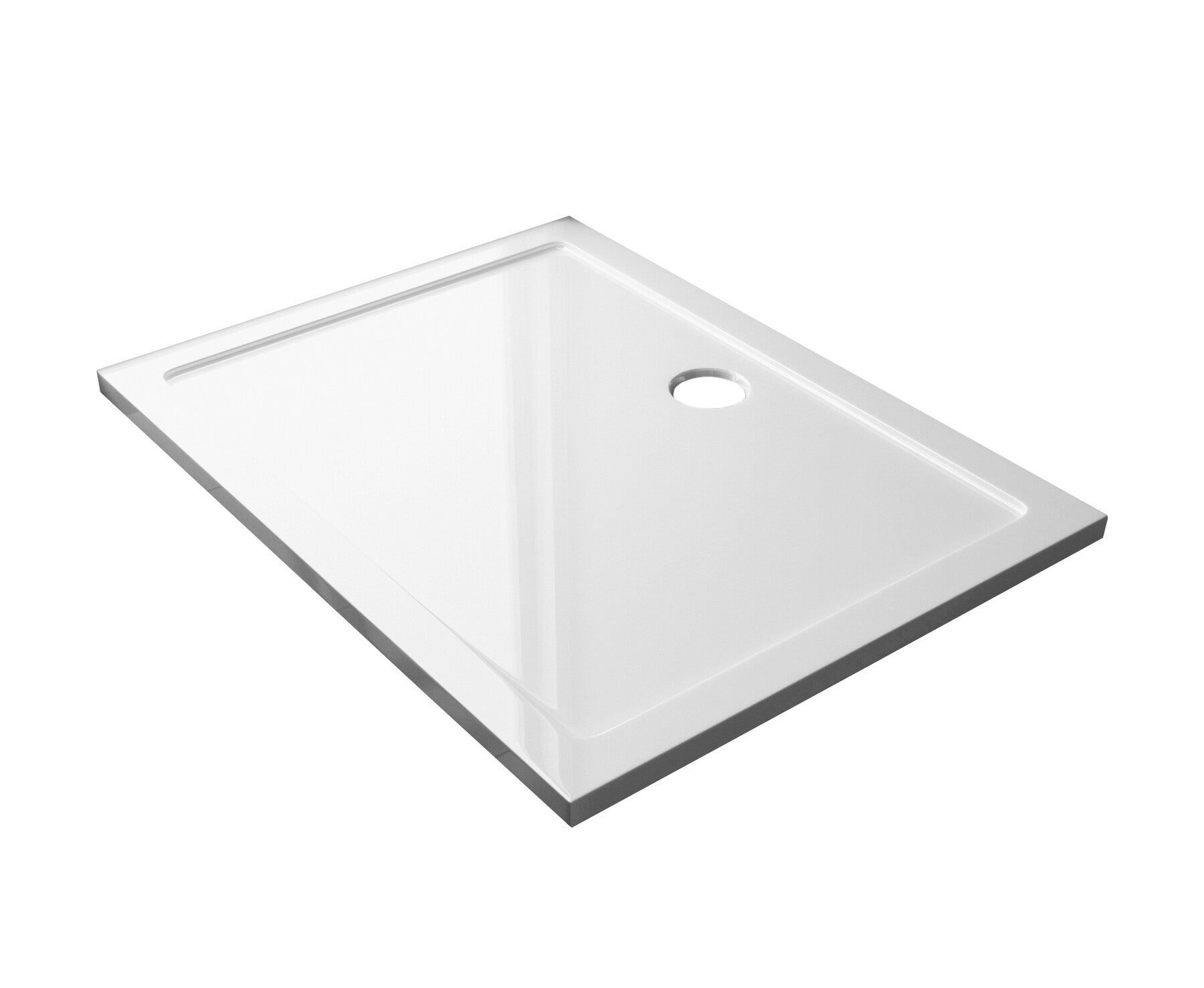 Best-Design "Dona" lage rechthoekige douchebak 120x80x4cm