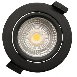 Schiphorst-Sanitair "Bathspot" 5W 2700K dim & kantelbaar Mat-zwart