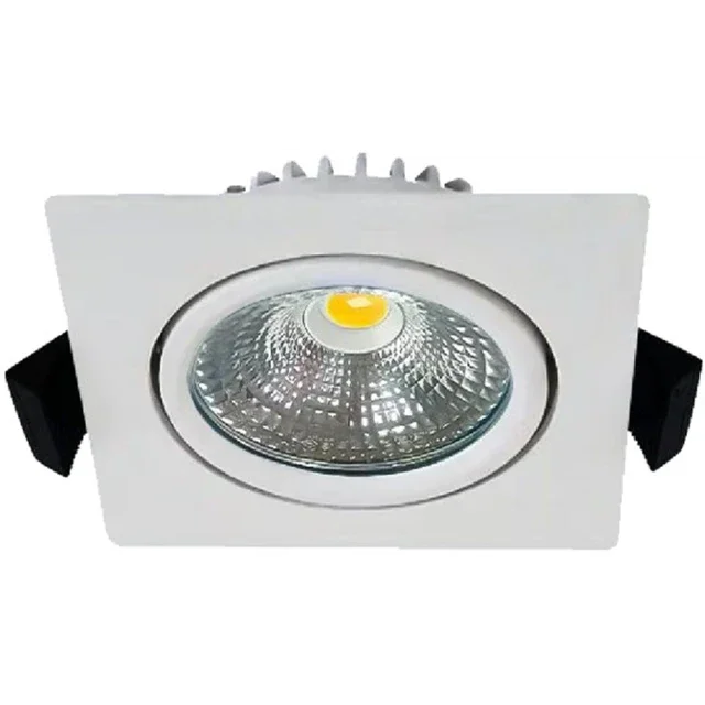 Schiphorst-Sanitair "Bathspot-Square" 5W 2700K dim & kantelbaar Wit