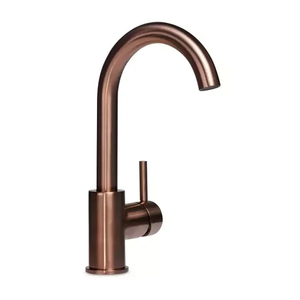 Schiphorst-Sanitair "Blue-Brondby-Xl" C-uitloop wastafelkraan Geborsteld brons