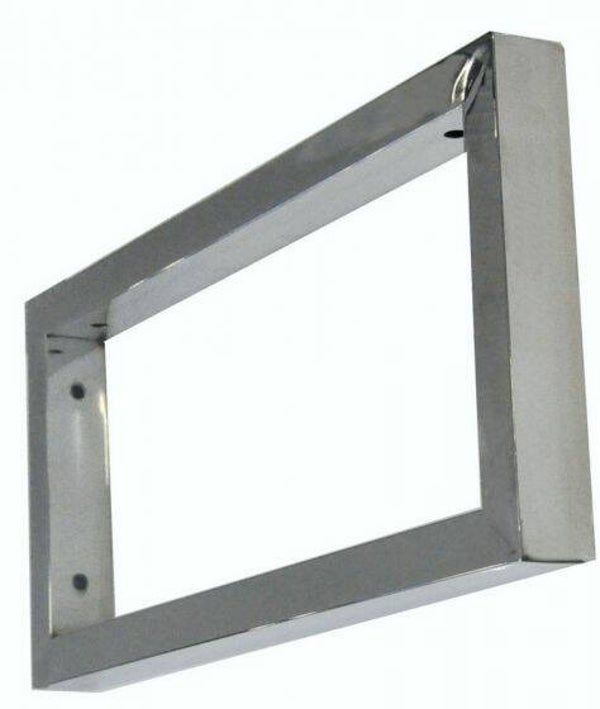 Wiesbaden "Modul" support beugel 46 x 22 cm vierkant Chroom