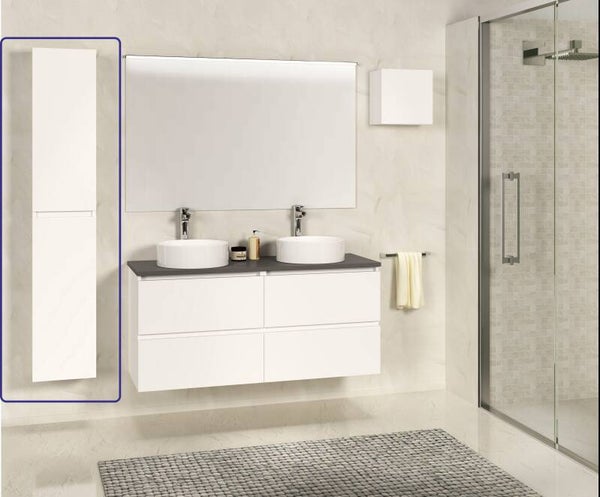 Xellanz "Sephia" kolomkast 140x30x25 Mat-wit