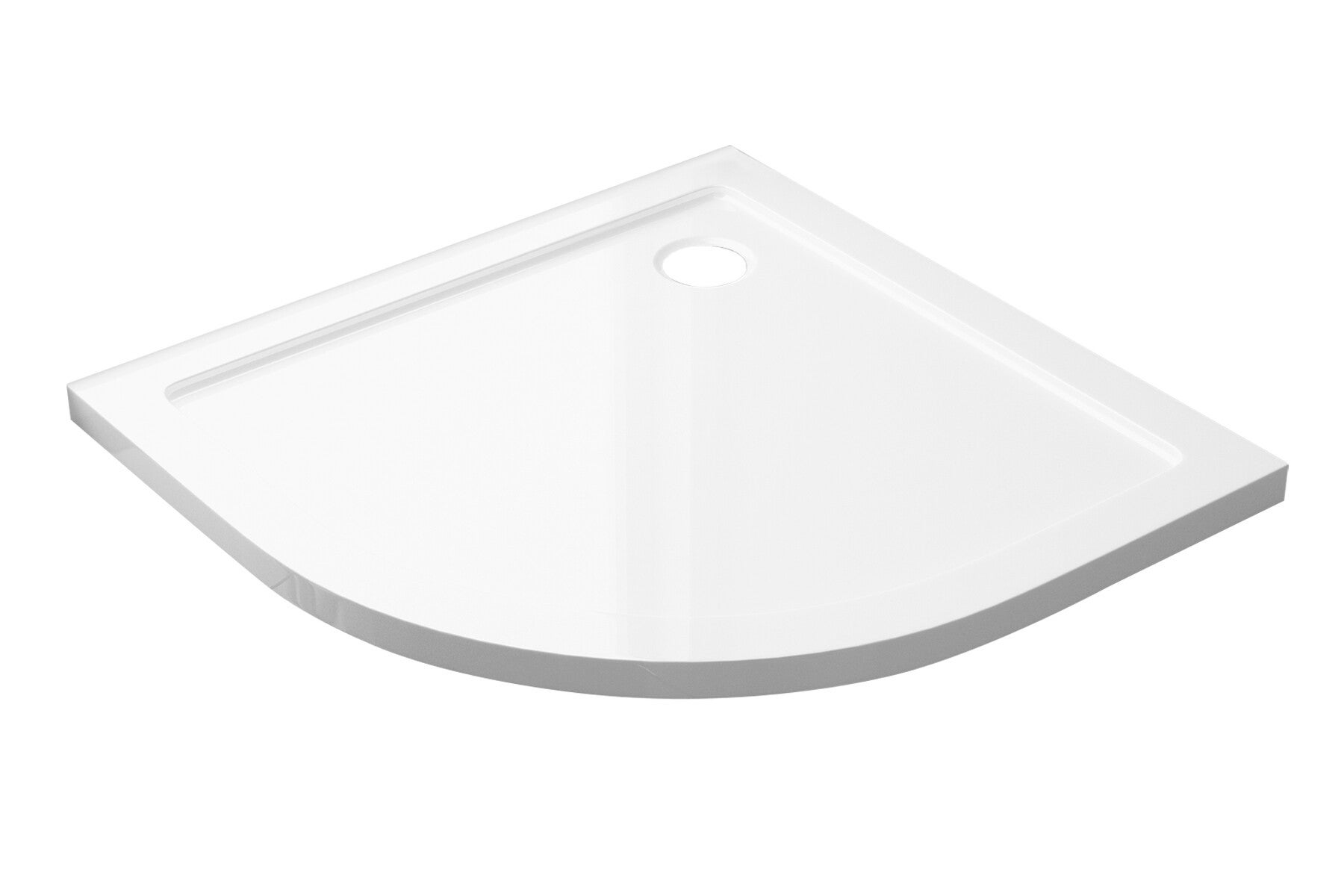 Best-Design "Dona" lage douchebak 1/4 rond 90x90x4cm R=550