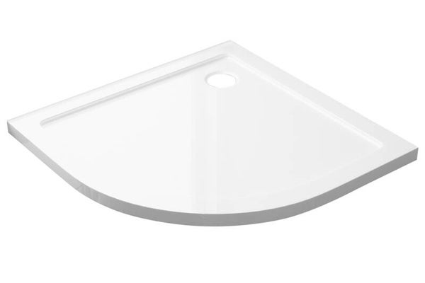 Best-Design "Dona" lage douchebak 1/4 rond 100x100x4cm R=550