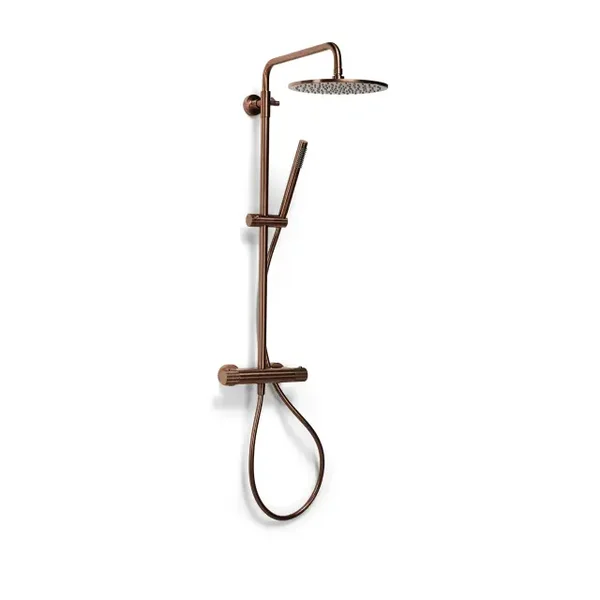 Schiphorst-Sanitair "Blue-Facet" regendouche Geborsteld brons