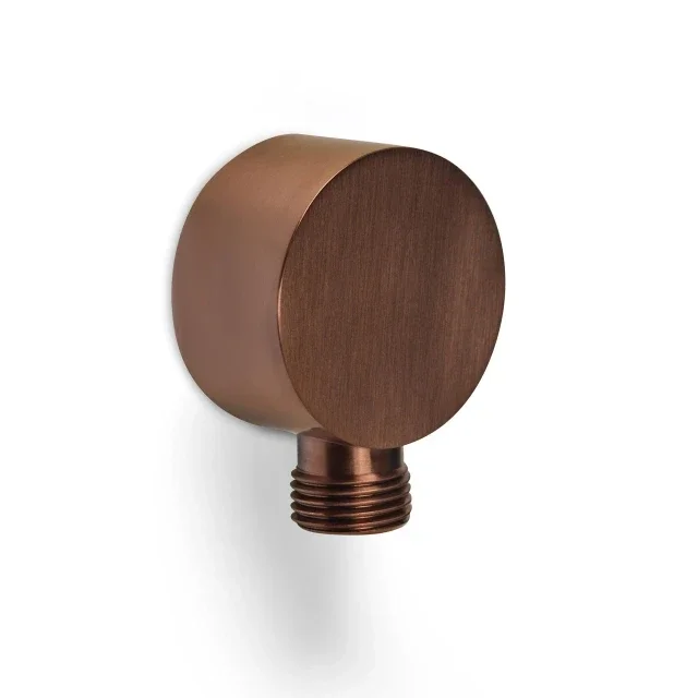 Schiphorst-Sanitair "Blue-Brondby" muuraansluiting met rozet Geborsteld brons