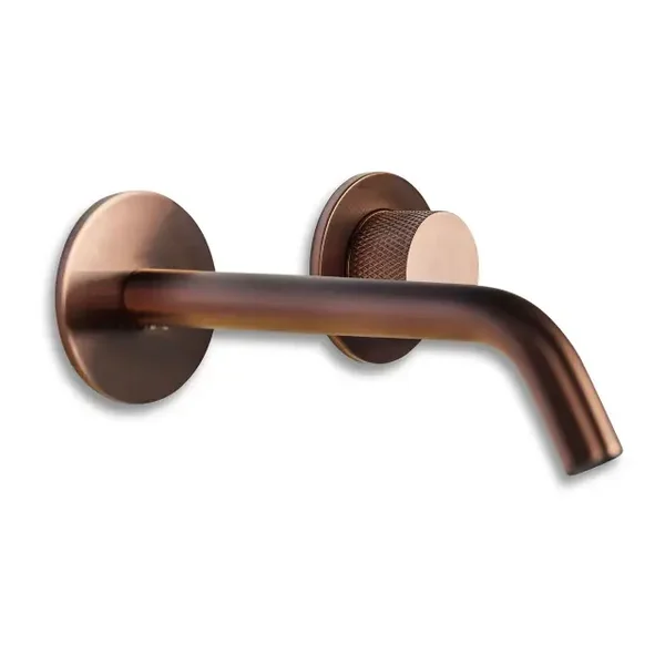 Blue-Label "Facet" Wandmengkraan Geborsteld brons