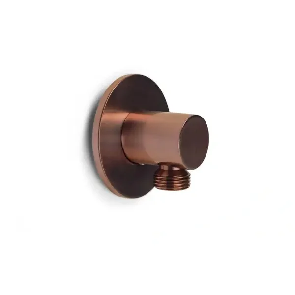 Schiphorst-Sanitair "Blue-Brondby" muuraansluiting met rozet Geborsteld brons