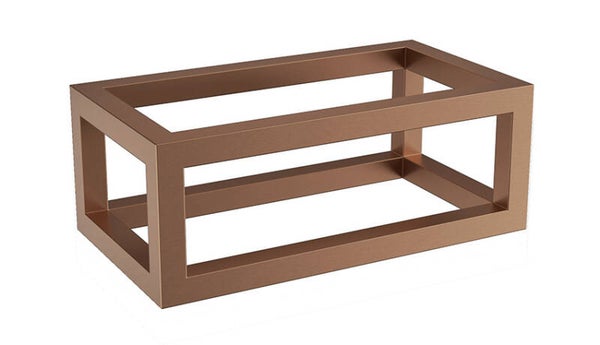 Wiesbaden "Nick" frame voor fontein 395 x 150 x 215 mm Geborsteld brons koper