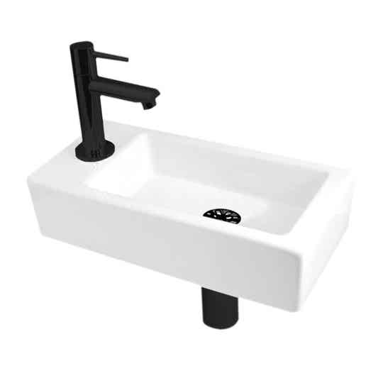 Best-Design "One Pack " fonteincombinatie-Bicolor" Mini-Block Links Mat-zwart