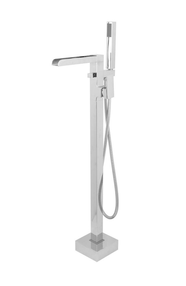 Best-Design Chrome "Ducta" vrijstaande waterval badkraan H=92 cm