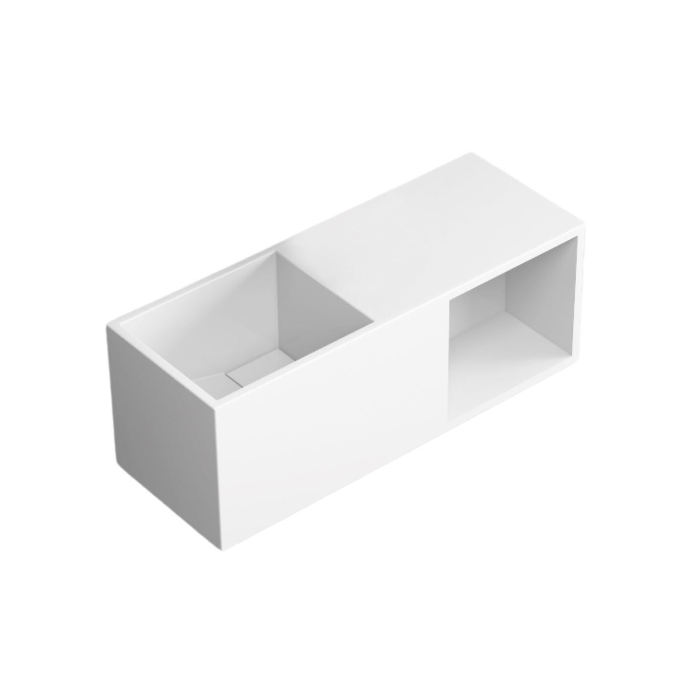 Best-Design "Ole" fontein "Just-Solid" 54x20x20cm Mat-wit