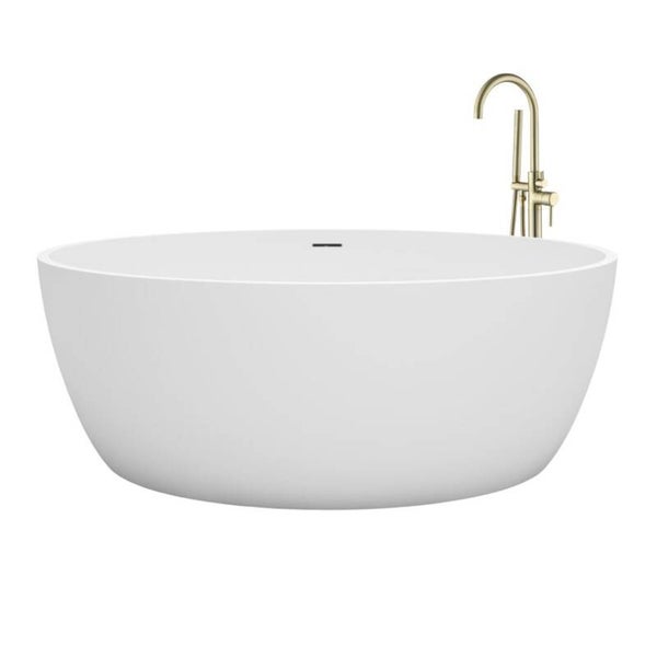 Best-Design "Cirkel" vrijstaand bad "Just-Solid" diam:153 cm (Zonder kraan) Mat-wit