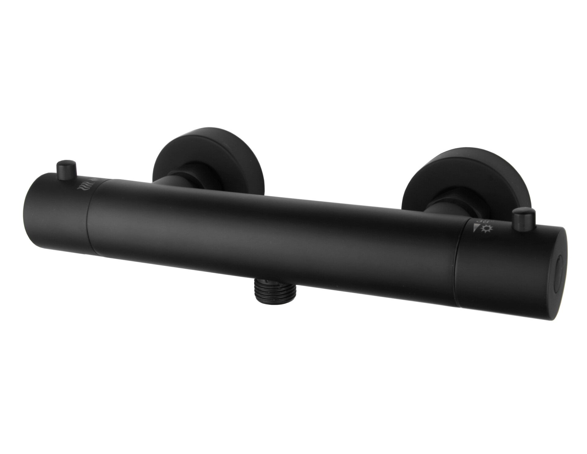 Best-Design "Nero-Zagaro" opbouw douchethermostaat mat-zwart