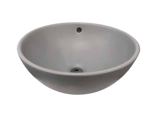 Best-Design "Ancona" opbouw-waskom Ø=38cm H=16cm Mat-grijs