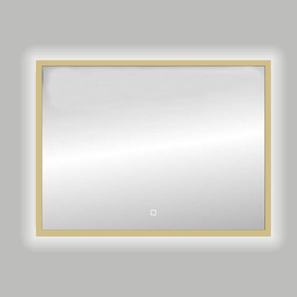 Best-Design Nancy "Isola" Mat-goud LED spiegel B=120 x H=80cm