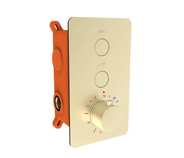 Best-Design "Clic-Nancy" inbouwthermostaat & inb.box 2-weg 1/2"