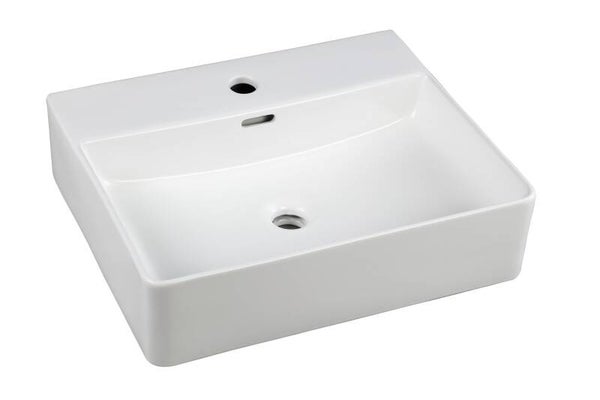 Best-Design "Flaago" wastafel 50,5x42,5x12,5cm Mat-wit