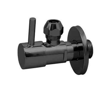 Best-Design "Moya-Solara" hoekstopkraan 1/2" x 3/8" (10 mm knel) Gunmetal