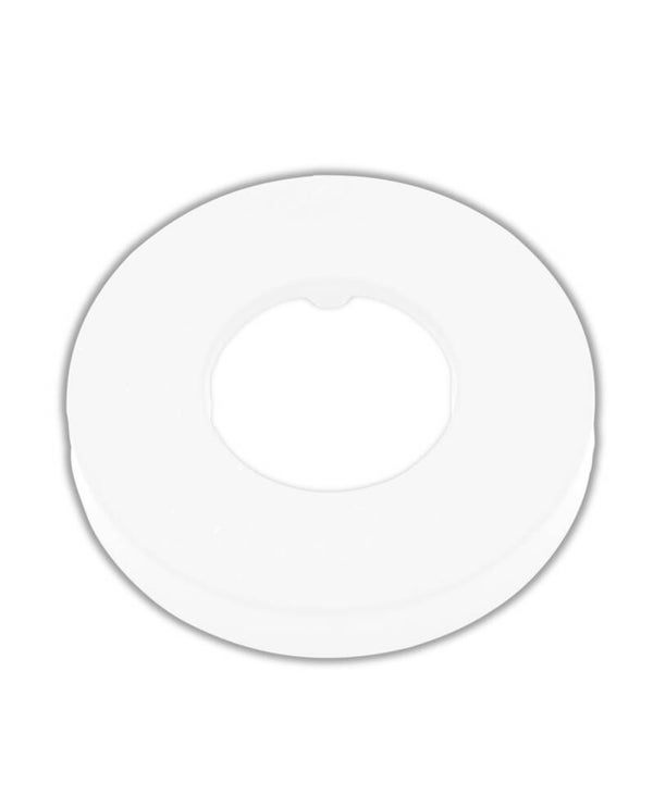 Best-Design "White" rozet tbv.vloerbuis Mat-wit