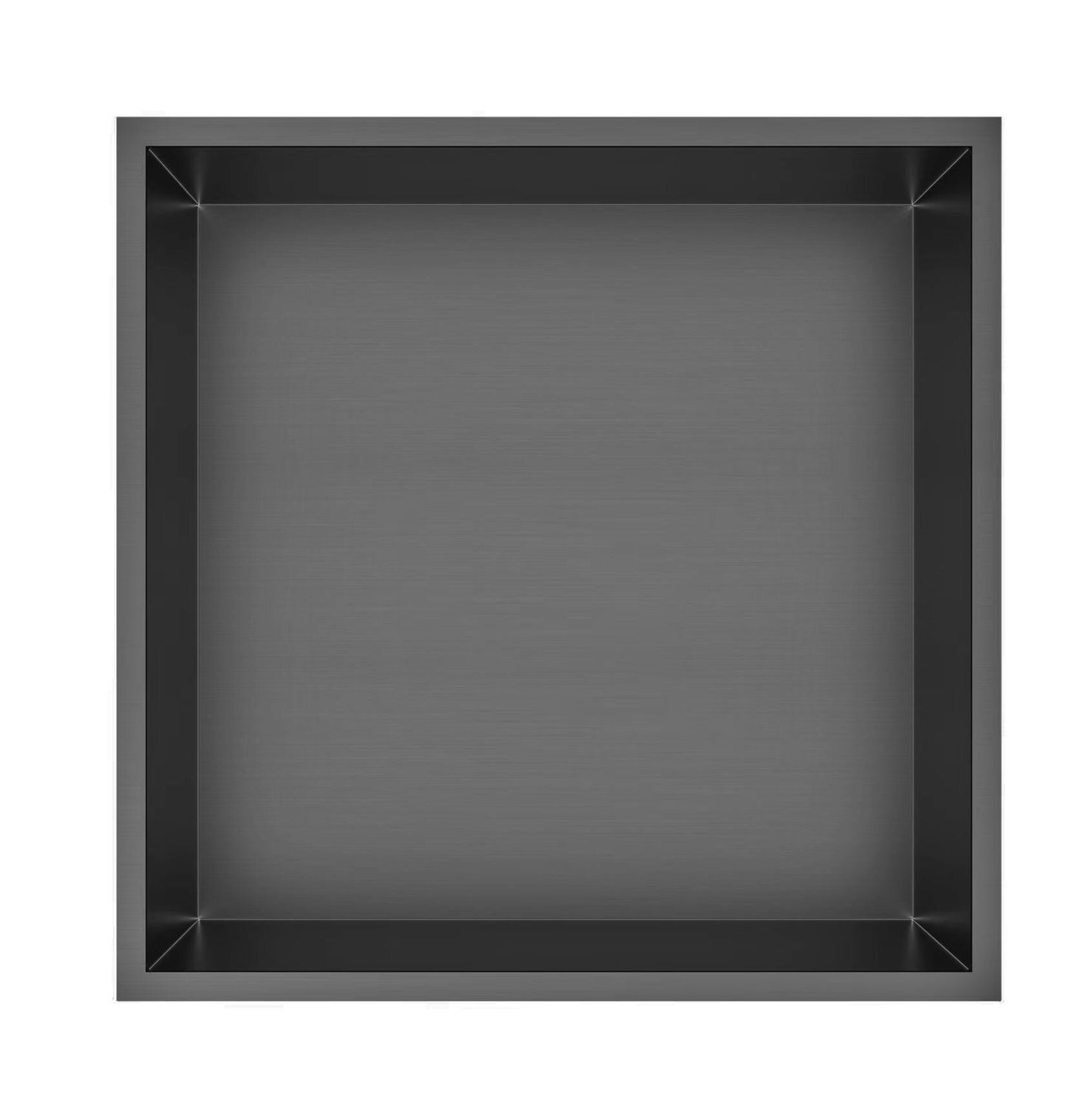 Best-Design "Moya-Kaya" inbouwnis 30.5x30.5x7 cm Gunmetal
