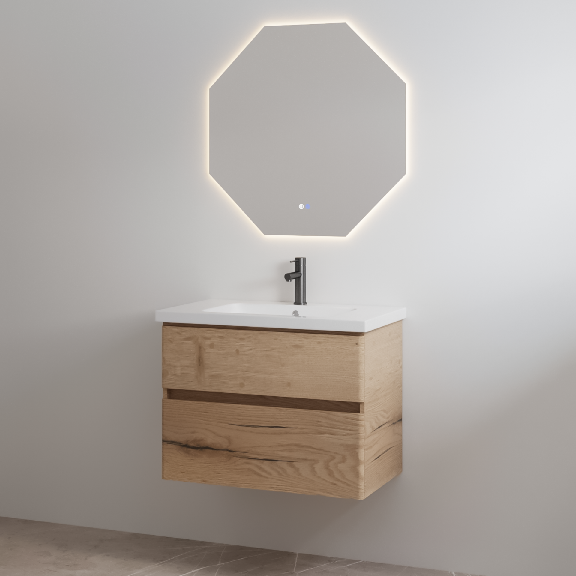 Best-Design "Quick-Greeploos-Halifax" meubel onderkast + wastafel 80 cm