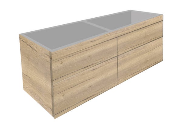 Best-Design "Beauty-120-Halifax Greeploos" meubel onderkast