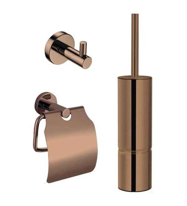 Best-Design One-Pack toilet accessoires set "Dijon" Sunny bronze