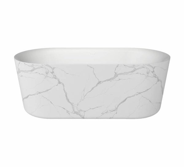 Best-Design "Bianco-Marble" vrijstaand bad 179x85x60cm