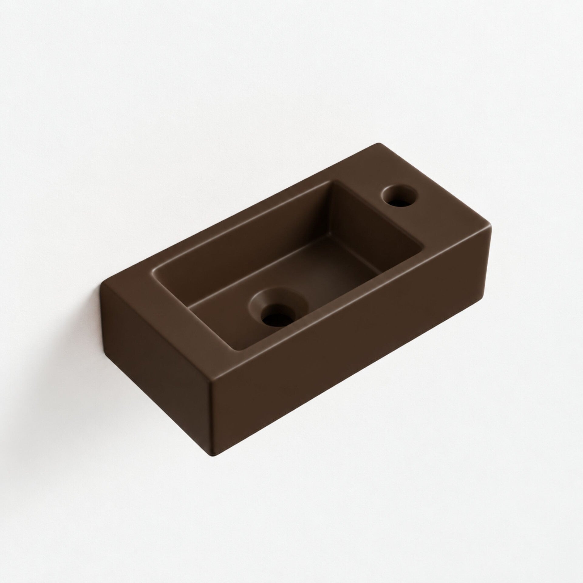 Best-Design "Farnetta" fontein Rechts 37 x 18 x 9 cm Mat-donkerbruin