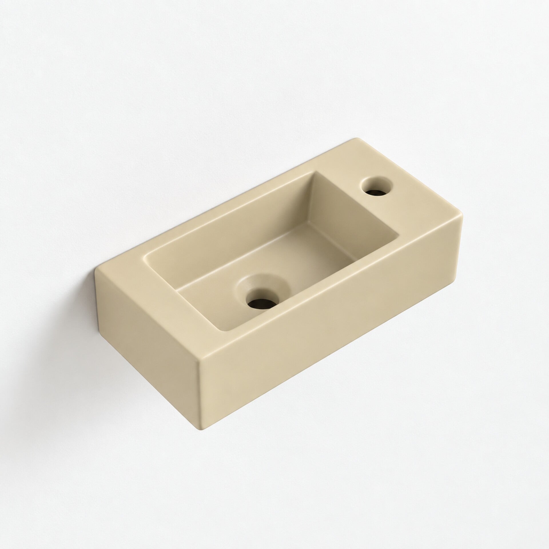 Best-Design "Farnetta" fontein Rechts 37 x 18 x 9 cm Mat-khaki