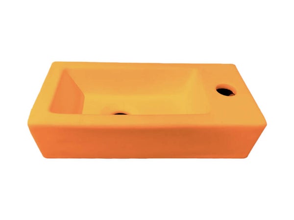 Best-Design "Farnetta" fontein Rechts 37 x 18 x 9 cm Mat-oranje