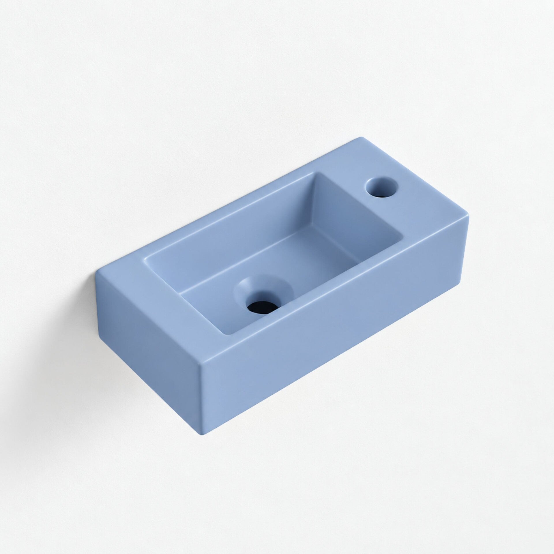 Best-Design "Farnetta" fontein Rechts 37 x 18 x 9 cm Mat-lichtblauw