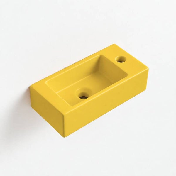 Best-Design "Farnetta" fontein Rechts 37 x 18 x 9 cm Mat-geel