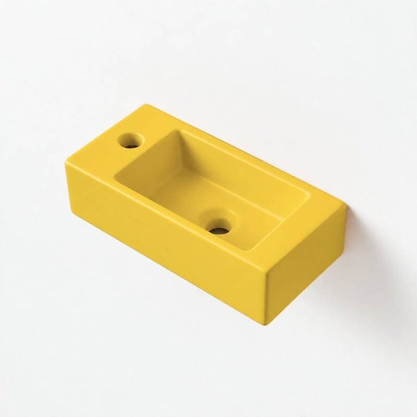 Best-Design "Farnetta" fontein Links 37 x 18 x 9 cm Mat-geel