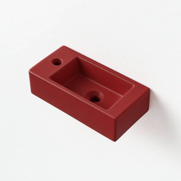 Best-Design "Farnetta" fontein Links 37 x 18 x 9 cm Mat-donkerrood